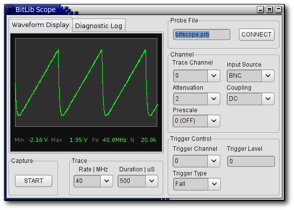 BitLib Oscilloscope Application